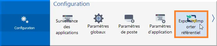 Exporter/Importer référentiel